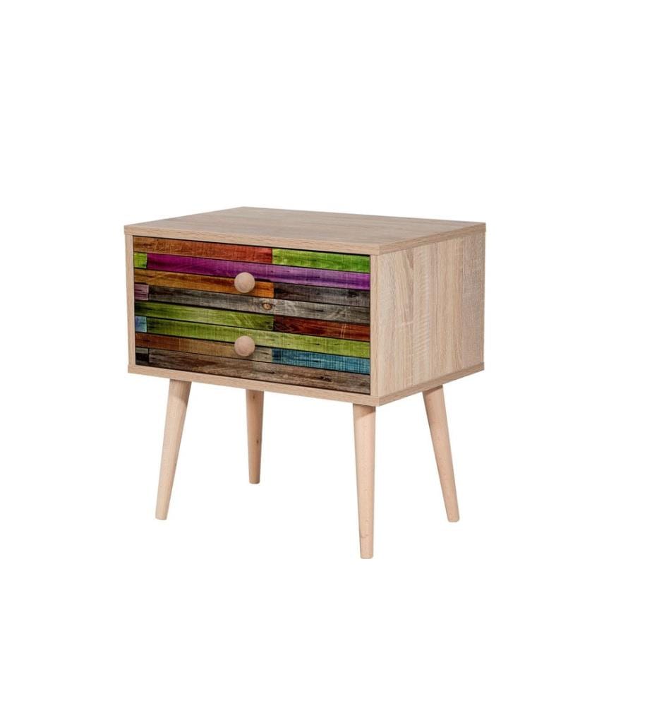 Sonomo, Comodino E Armadi, 61X60X40 cm, Piastra Di Particelle Rivestita Di Melamina