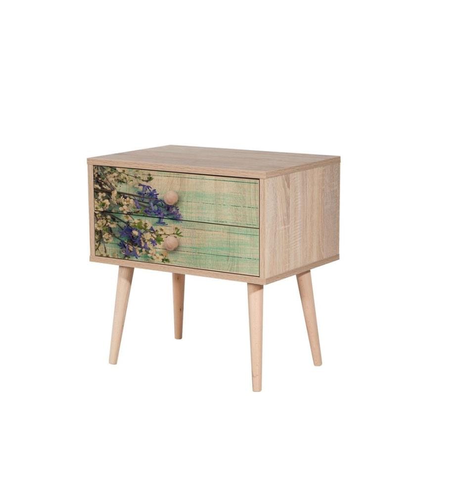 Sonomo, Comodino E Armadi, 61X60X40 cm, Piastra Di Particelle Rivestita Di Melamina