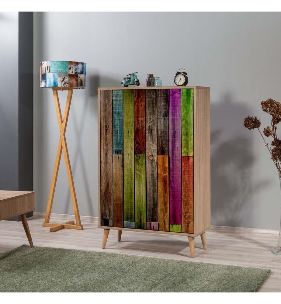 Multi Purpose Cabinet, Sonoma Oak, Melamine Coated Particle Board