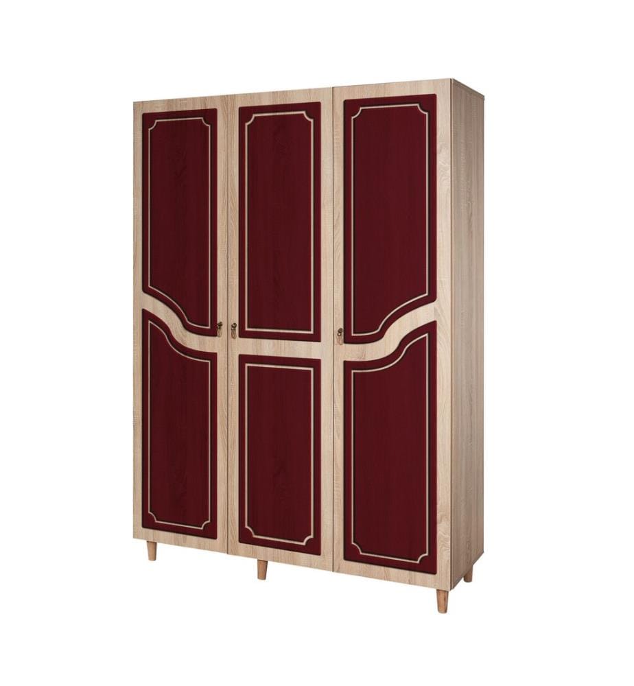 Sonomo, Armadi Per Vestiti, 192X135X52 cm, Piastra Di Particelle Rivestita Con Melamina