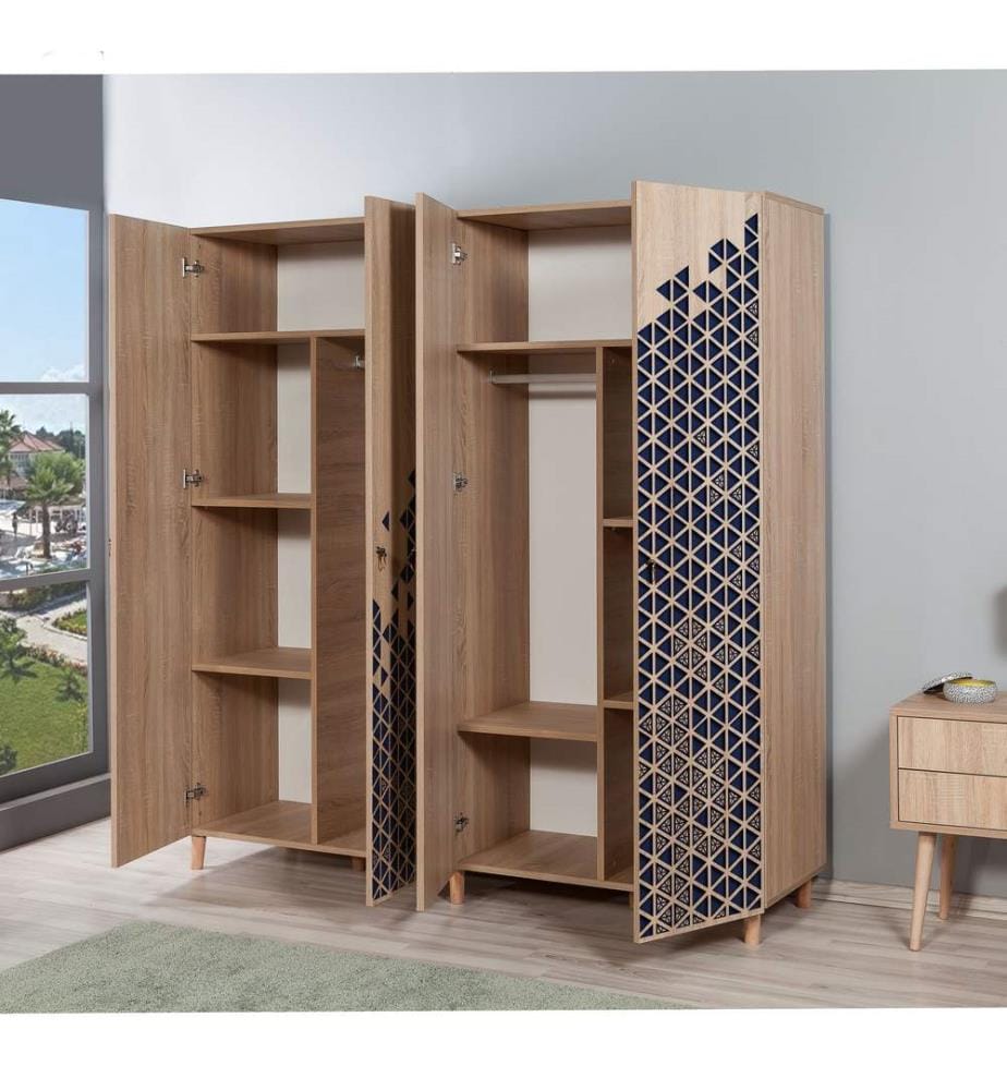 Sonomo, Armadi, 192X180X52 cm, Piastra Di Particelle Rivestita Con Melamina