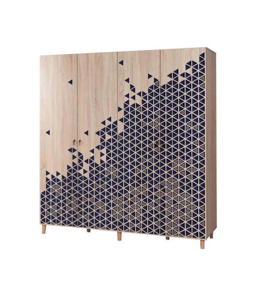 Sonomo, Armadi, 192X180X52 cm, Piastra Di Particelle Rivestita Con Melamina
