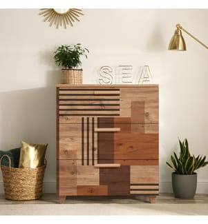 Mascella Atlantica, Cassette Di Cassetti, 95X80X43 cm, Piastra Di Particelle Rivestita Di Melamina