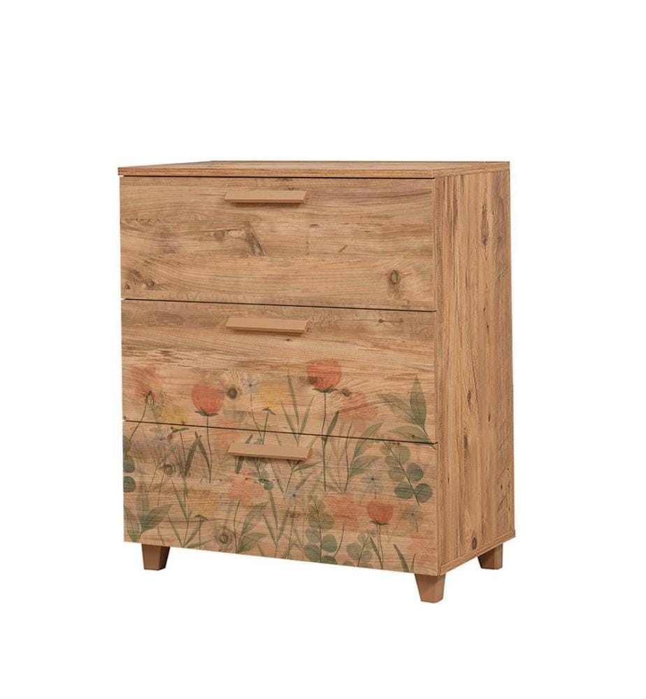 Mascella Atlantica, Cassettoni Di Cassetti, 95X80X43 cm, Piastra Di Particelle Rivestita Di Melamina