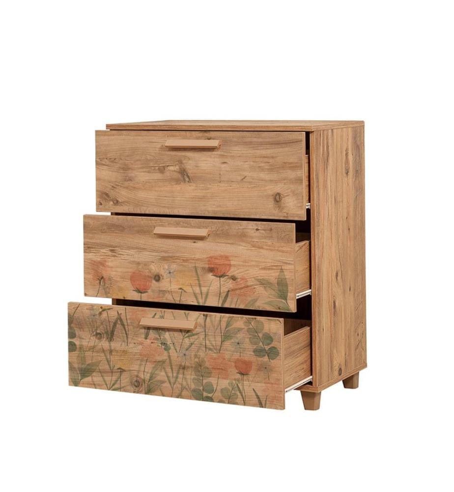 Mascella Atlantica, Cassettoni Di Cassetti, 95X80X43 cm, Piastra Di Particelle Rivestita Di Melamina