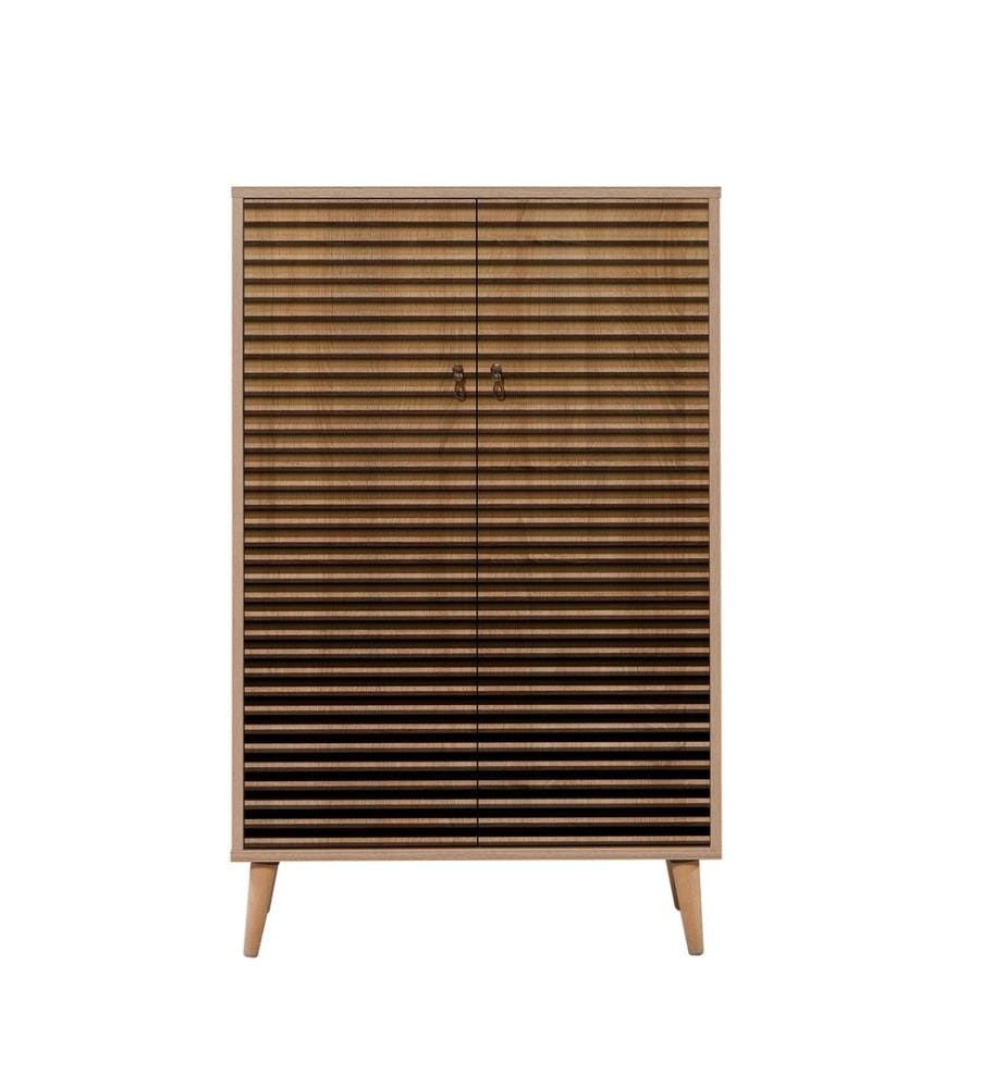 Sonomo, Armadi Per Scarpe, 127X80X36 cm, Piastra Di Particelle Con Rivestimento A Melamina