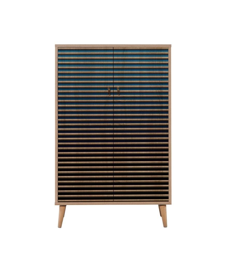 Sonomo, Armadi Per Scarpe, 127X80X36 cm, Piastra Di Particelle Con Rivestimento A Melamina