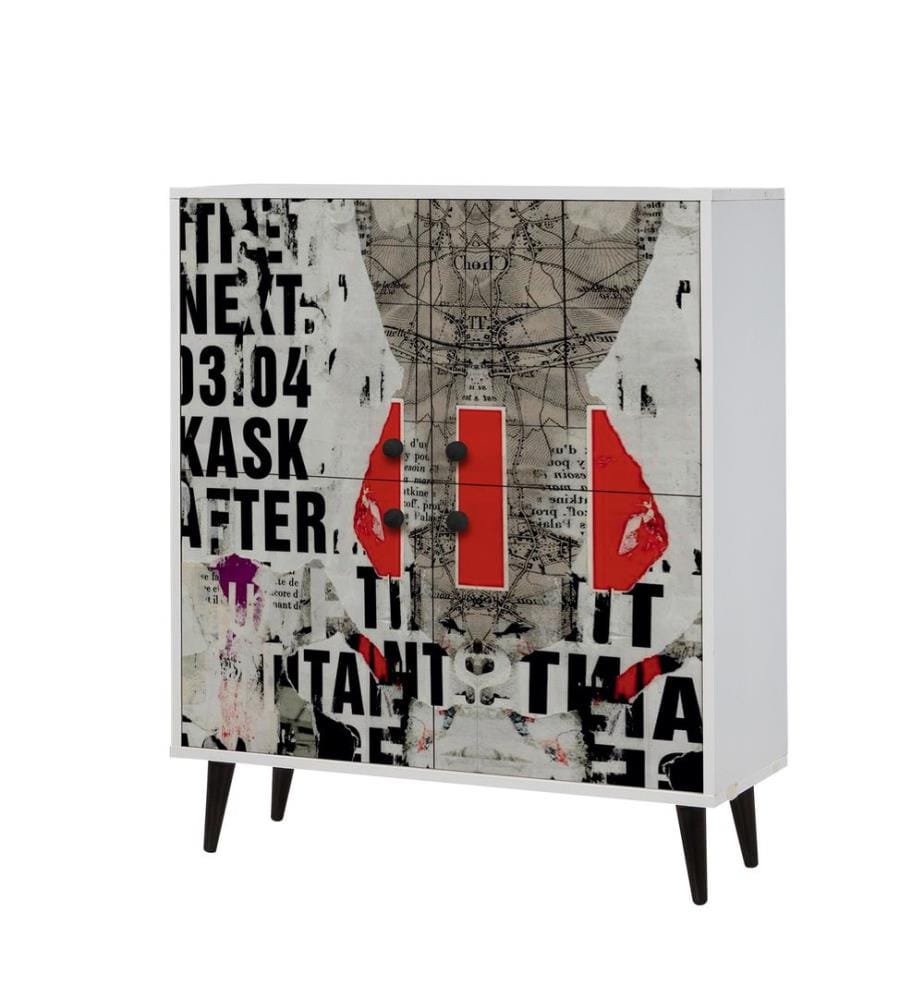 Bianco, Armadi Per Scarpe, 111X95X36 cm, Piastra Di Particelle Con Rivestimento