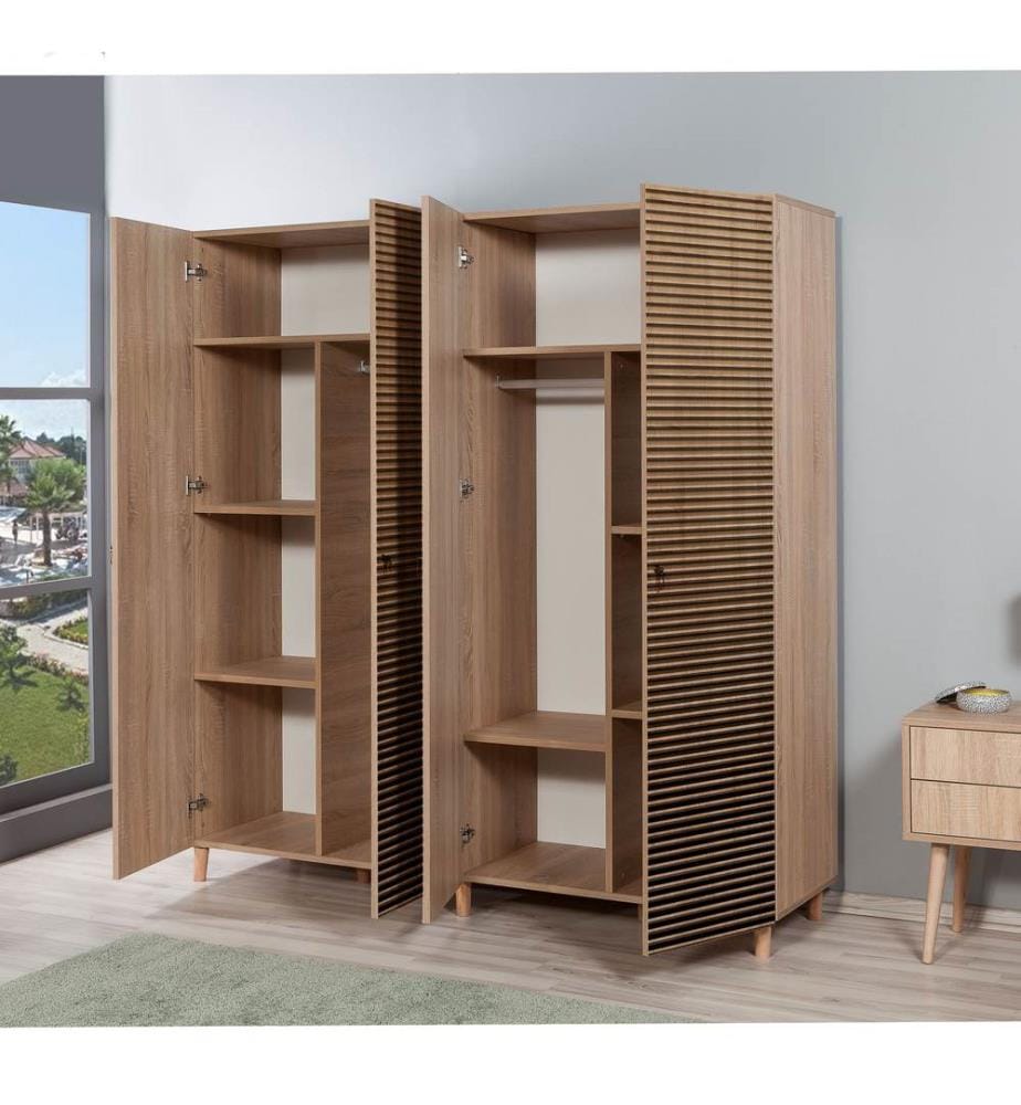 Sonomo, Armadi, 192X180X52 cm, Piastra Di Particelle Con Rivestimento Melamina