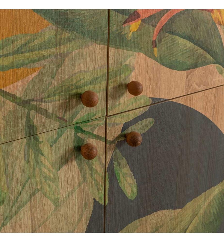 Multiuso Cabinet, Sonomo Verde Piastra Di Particelle Giallo, Di Melamina