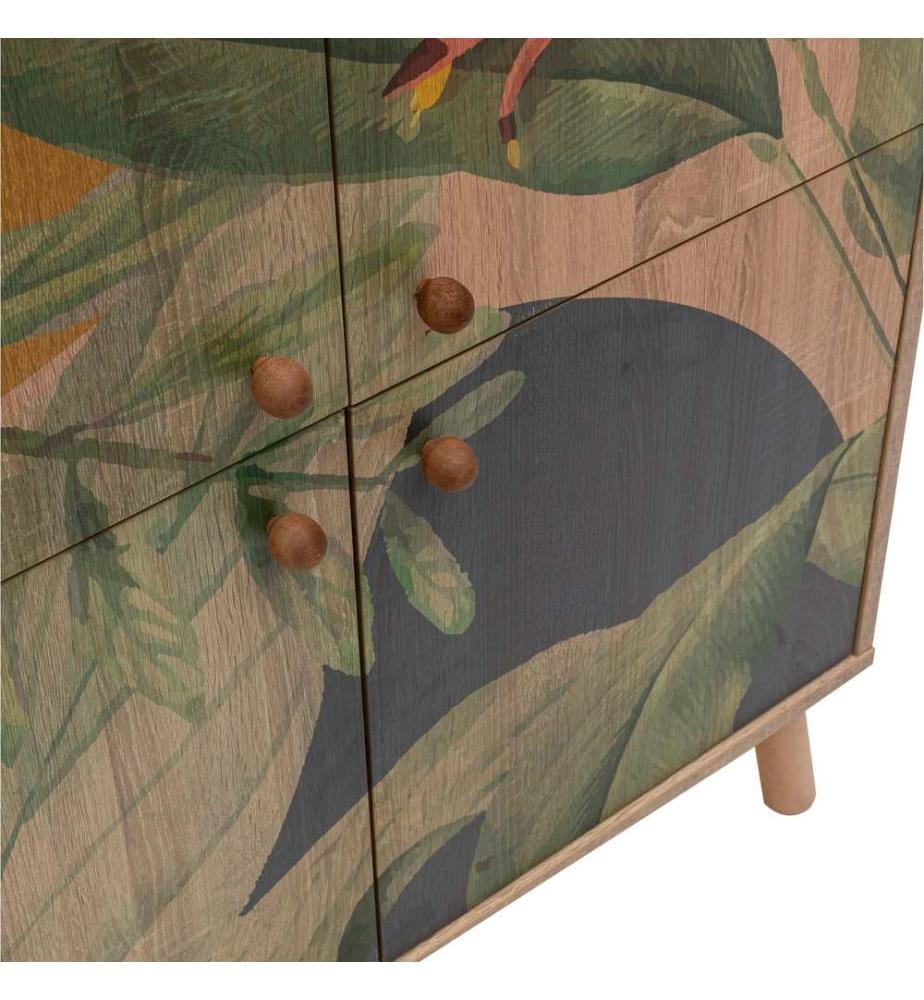 Multiuso Cabinet, Sonomo Verde Piastra Di Particelle Giallo, Di Melamina