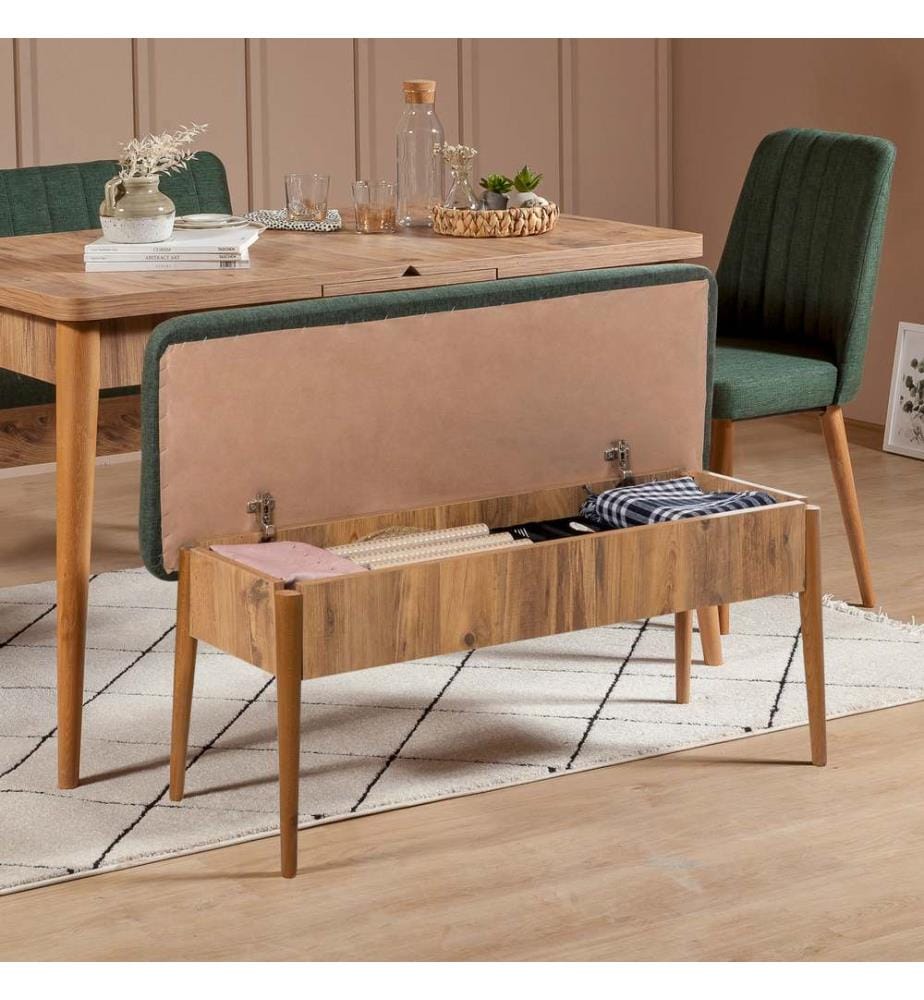 Pino Atlantico, Panchine, 85X110X46 cm, Piastra Di Particelle Con Rivestimento Melamina