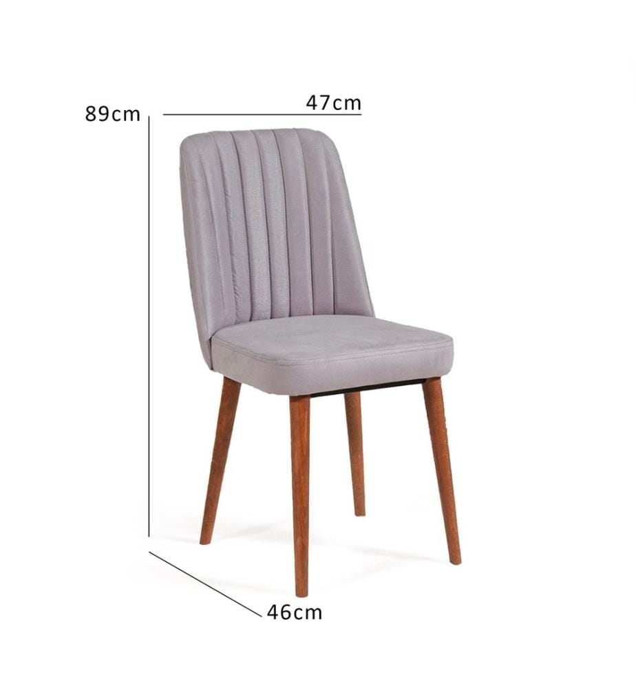 Noce, Sedia Da Ufficio, 85X46X46 cm, Piastra Di Particelle Con Rivestimento Melamina