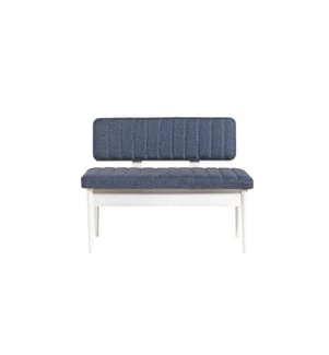 Bianco, Banche, 85X110X46 cm, Piastra Di Particelle Rivestita Con Melamina
