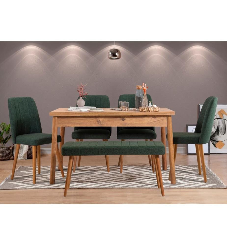 Dining Table, Atlantic Pine, Melamine Coated Particle Board