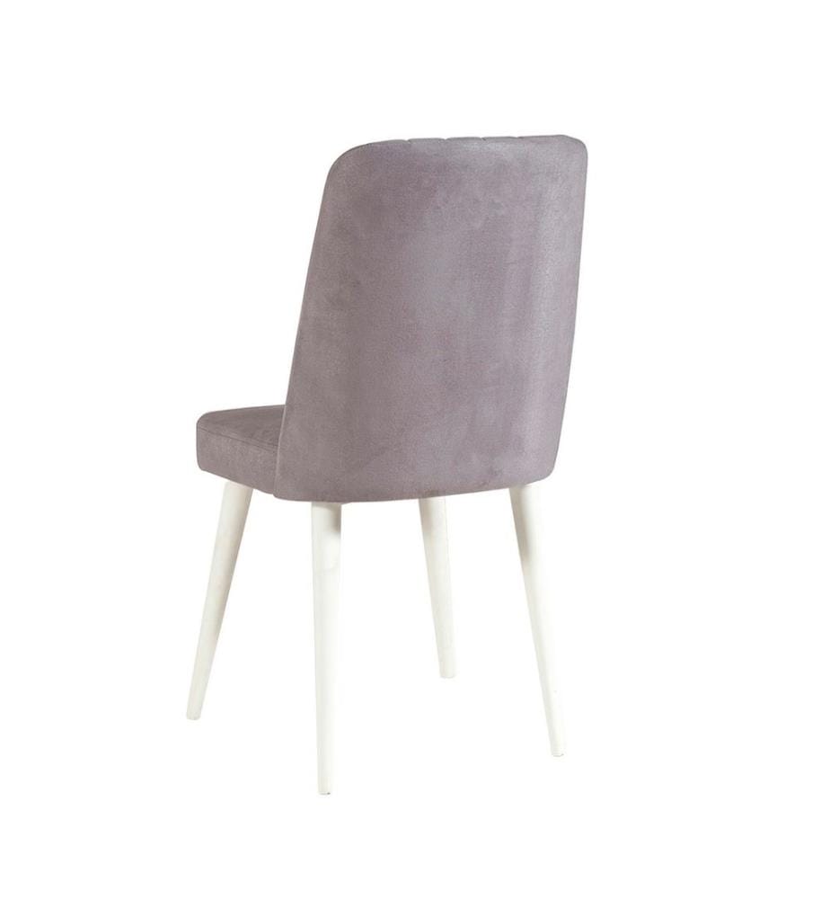 Bianco, Grigio, Sedia Da Ufficio, 48X100X39 cm, lo
