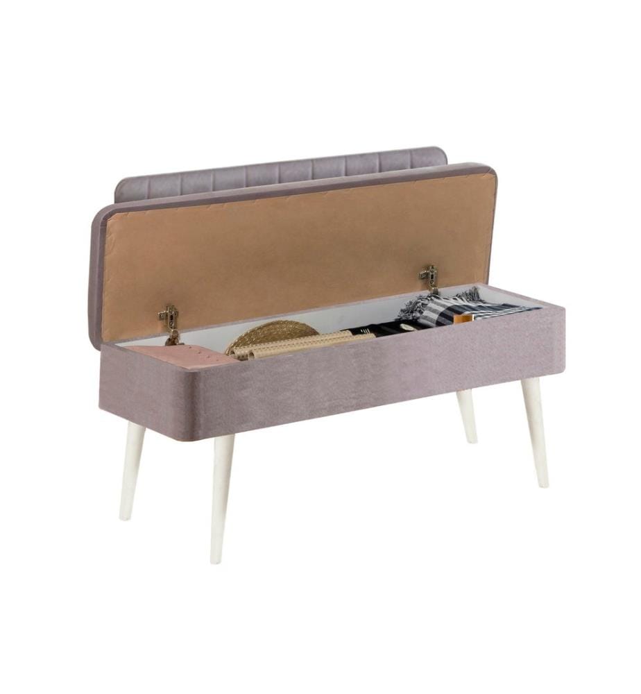 Banc, blanc, gris, panneau de particules mélaminé