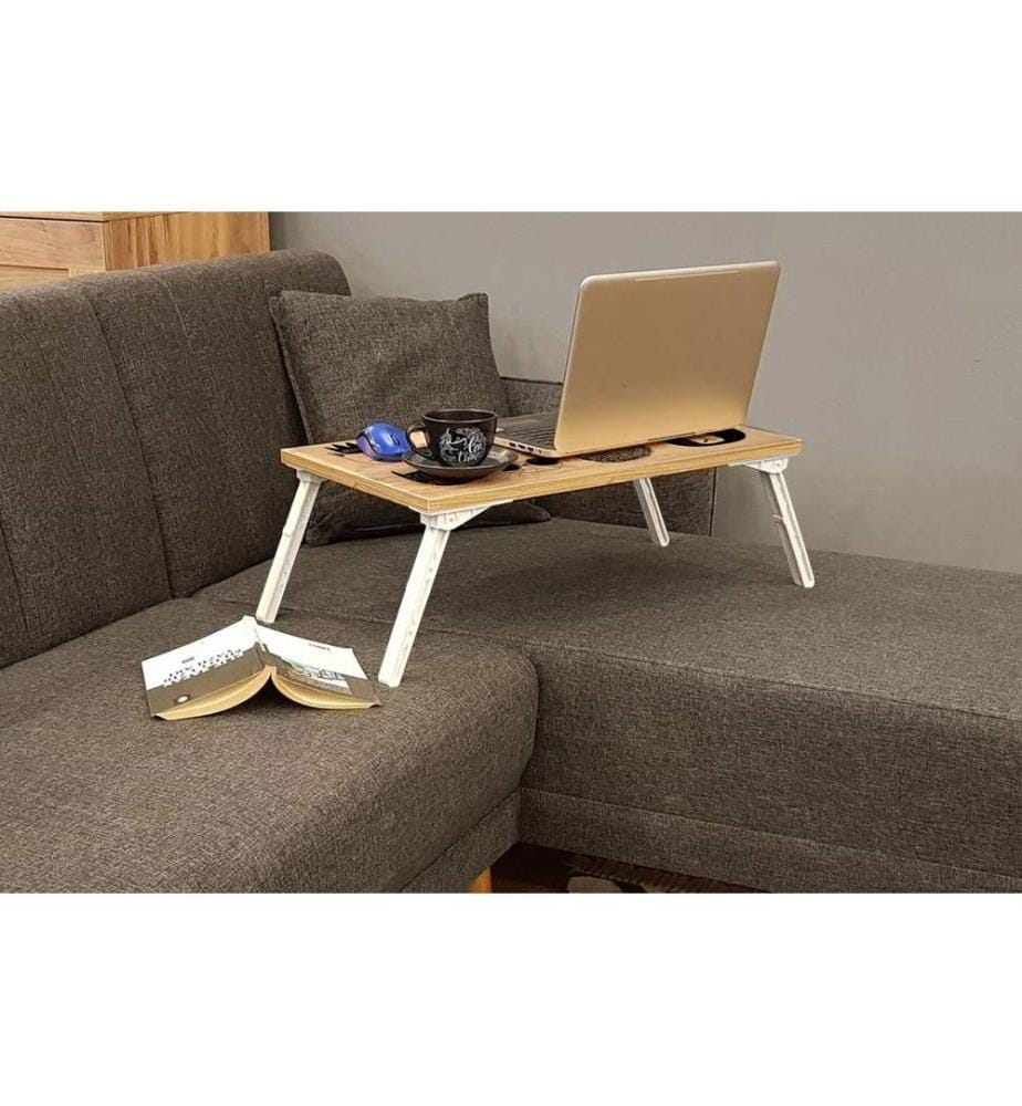 Pino Atlantico, Tavolini, Piastra Di Particelle Con Rivestimento Di Melamina 24.5X60X35