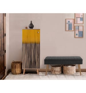 Ensemble de meubles de couloir, Sonomo, Anthracite, panneau de particules mélaminé