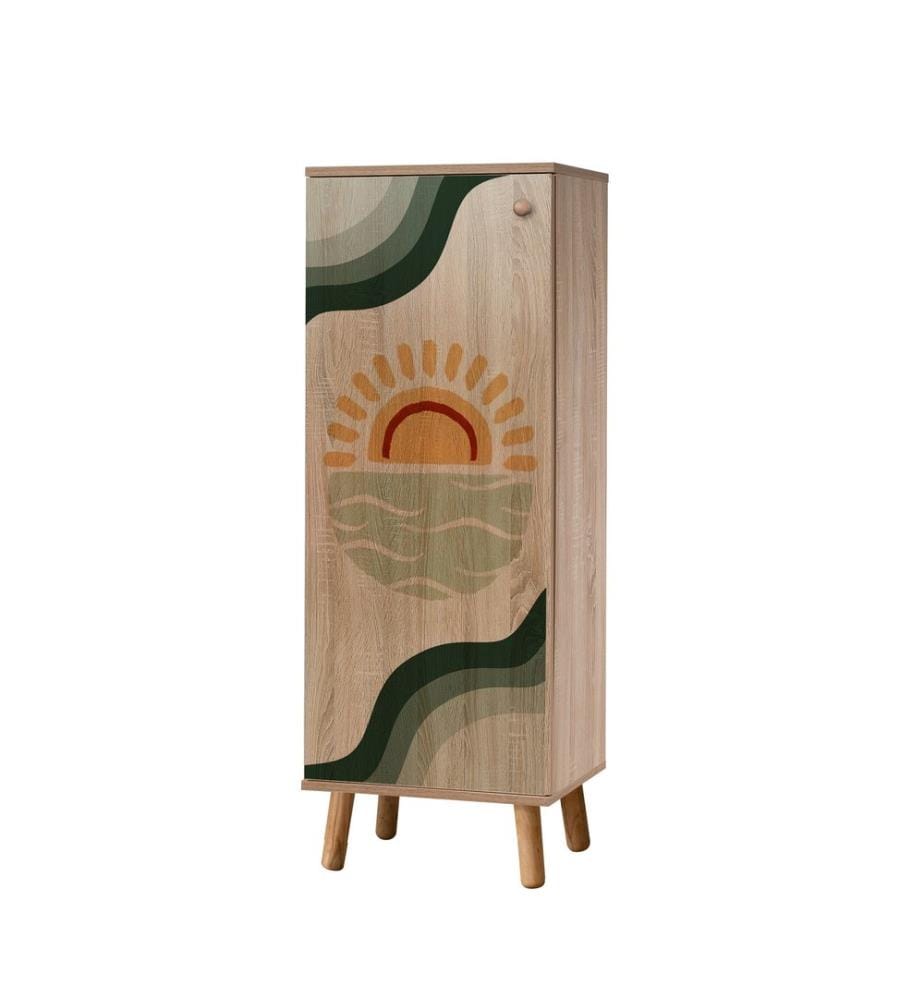 Ensemble de meubles de couloir, Sonomo, Vert, Panneau de particules mélaminé