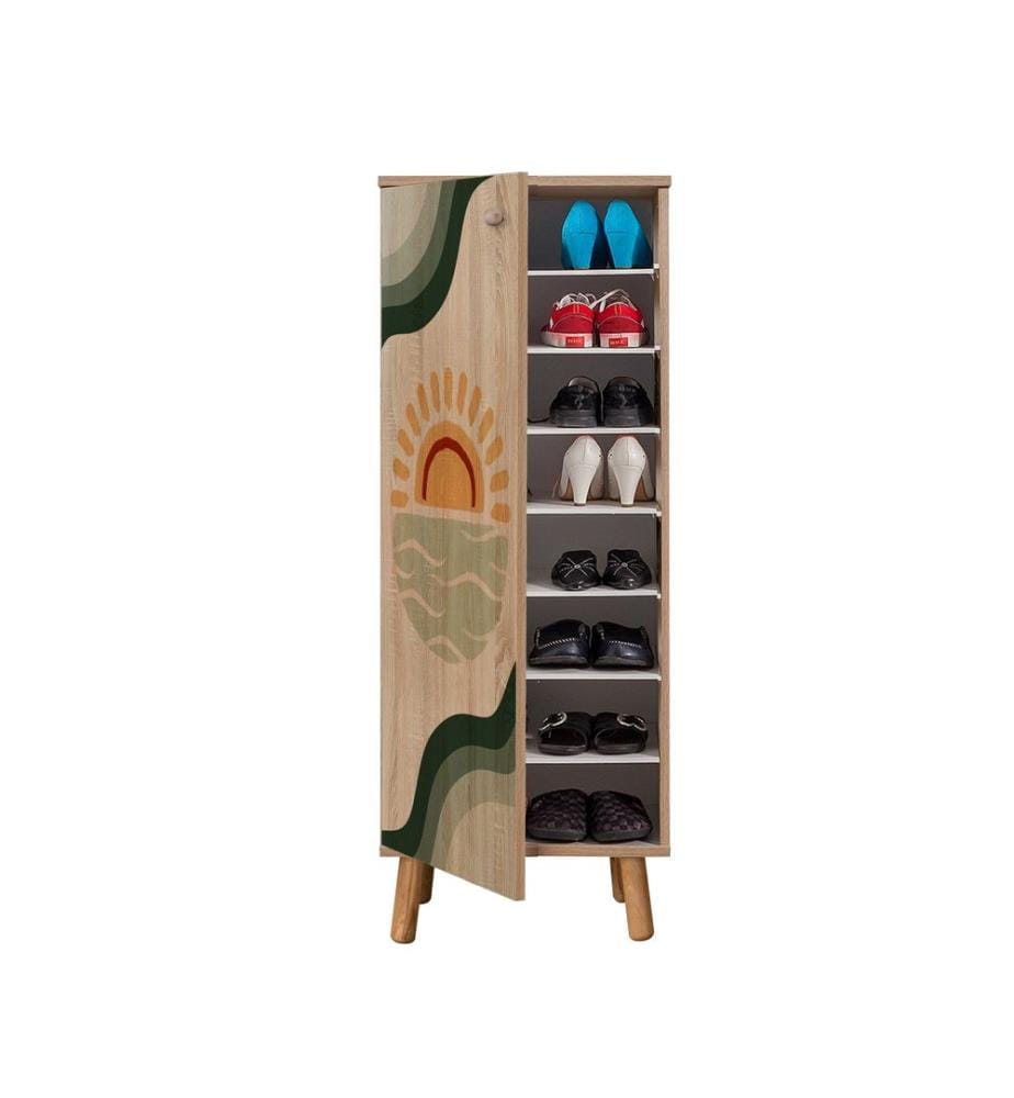 Ensemble de meubles de couloir, Sonomo, Vert, Panneau de particules mélaminé