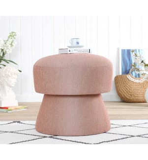 Sitzsack, Rosa, 50% Baumwolle - 50% Leinen
