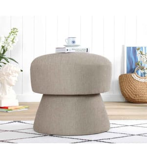 Sitzsack, Braun, 50% Baumwolle - 50% Leinen