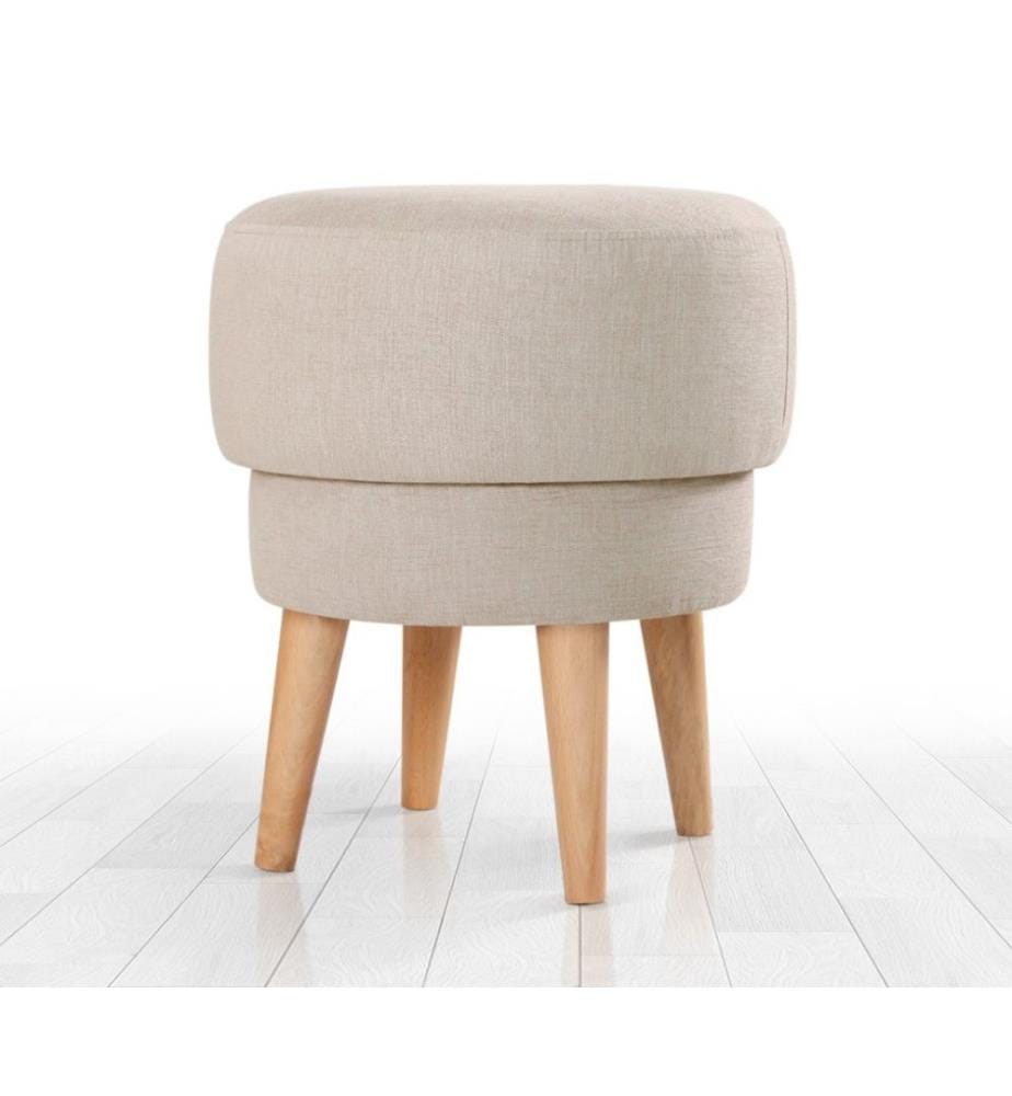 Sitzsack, Beige, 100% Leinen