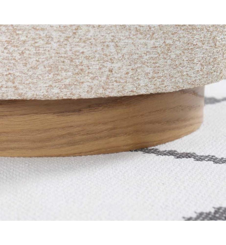 Sitzsack, Beige, 50% Baumwolle - 50% Leinen