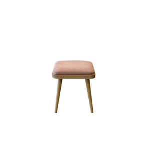Set di 2 sgabelli, rovere, pietra, 100% pannelli di particelle rivestiti in melamina, tessuto: 100% lino