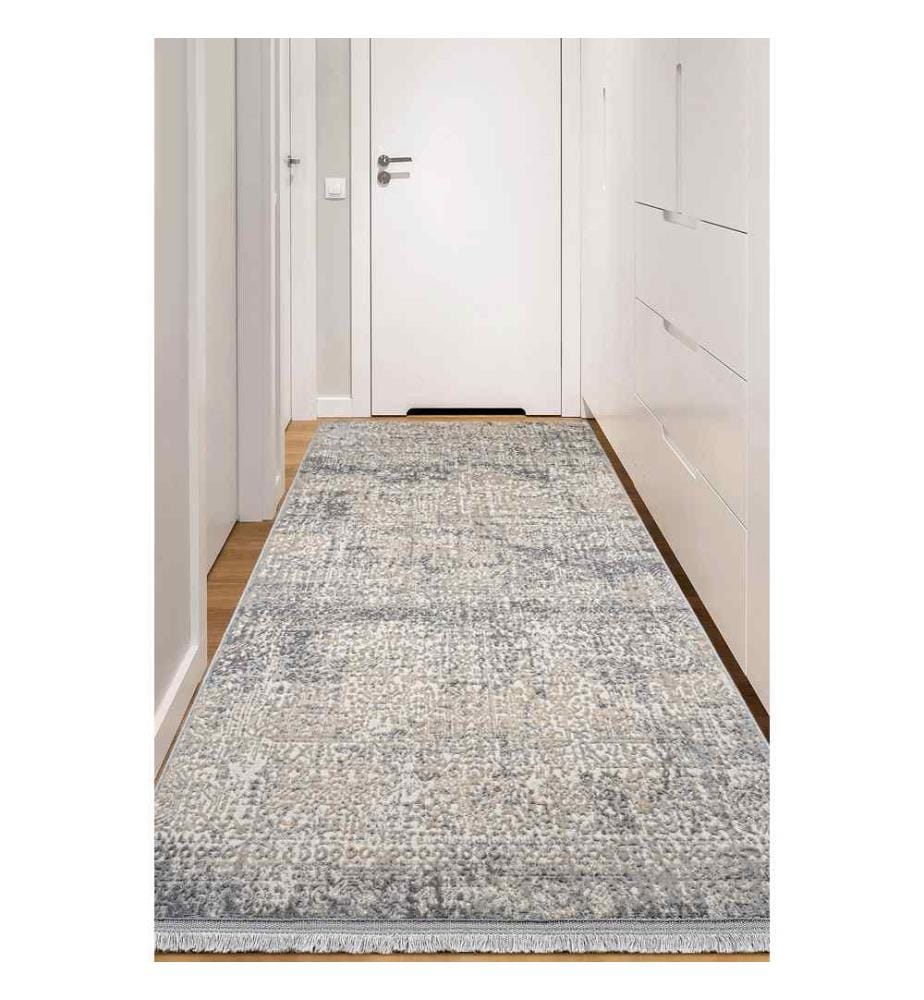 Flurteppich, Grau, 100% Polyester, 120 x 200 cm