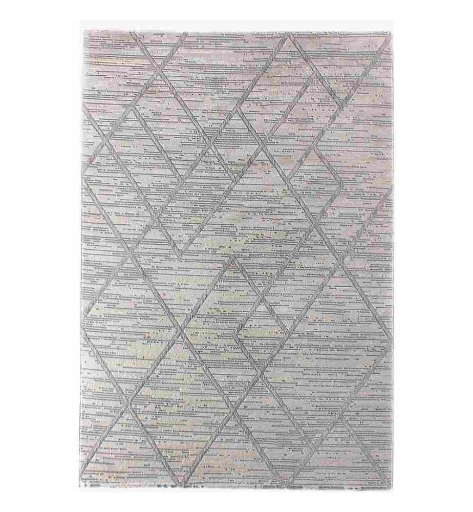 Tapis de salle, gris, 100% polyester, 120 x 450 cm