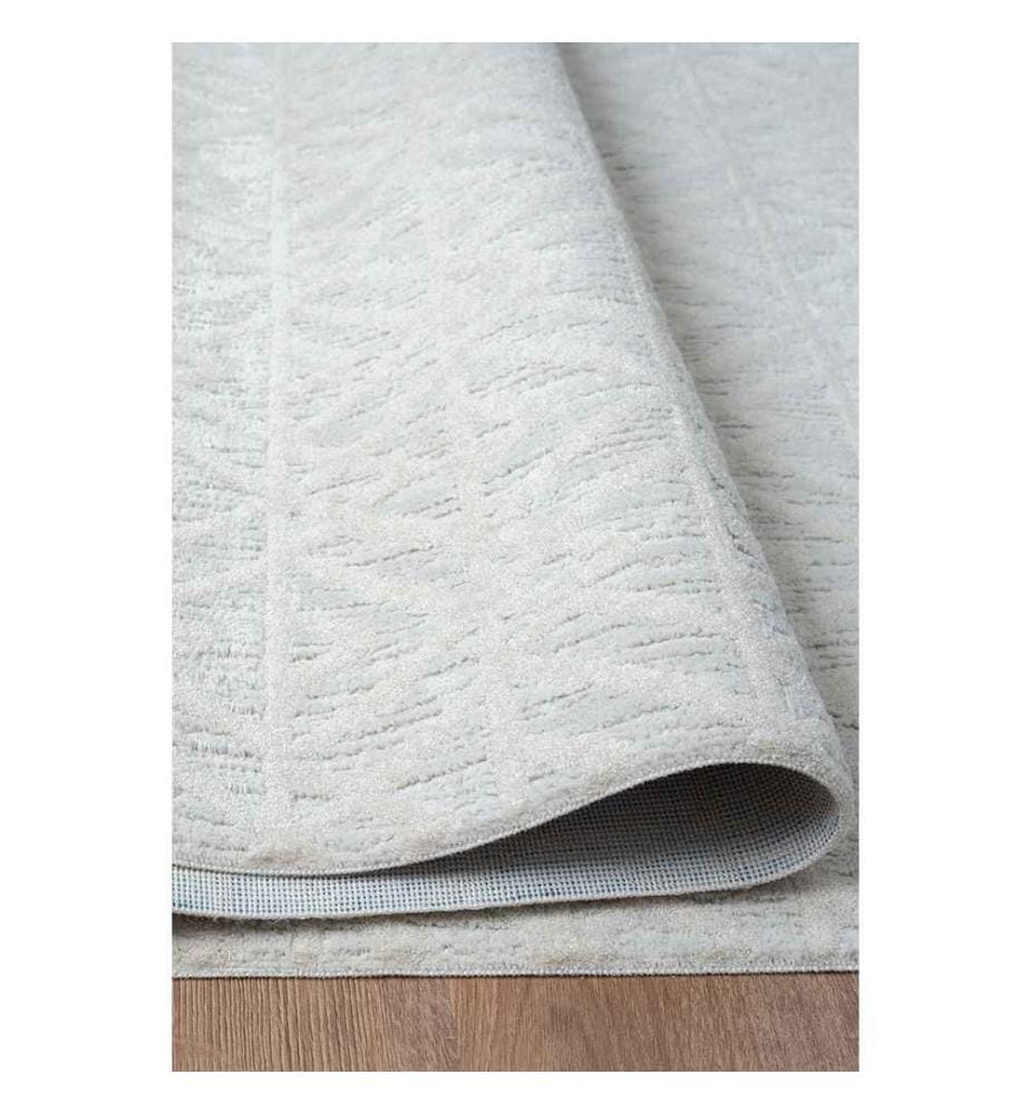 Tapis de salle, crème, 100% polyester, 100 x 300 cm