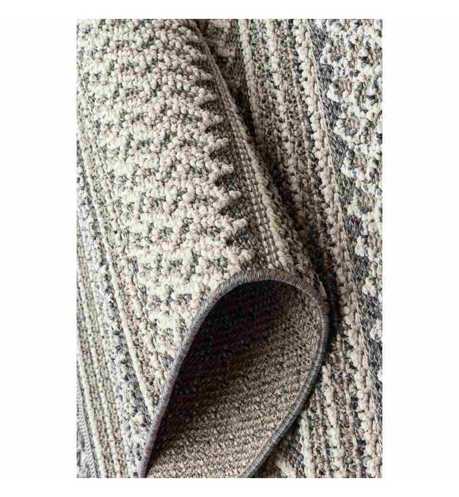 Flurteppich, Grau, Hellgrau, 45% Polyproplen - 55% Polyester, 80 x 150 cm