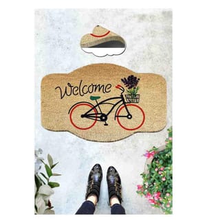 Coco Fussmatte, Multicolor, Oberfläche: 100% Kokosnussgarn, Unterlage: 100% PVC, 45 x 75 cm