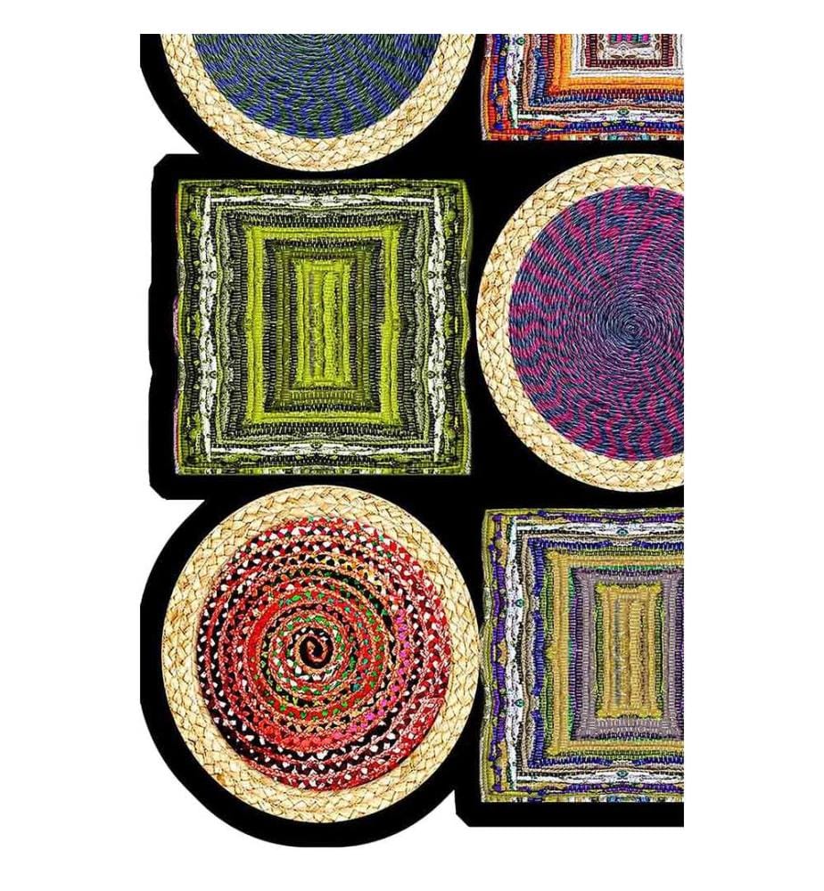 Teppich, Mehrfarbig, 100% Polyester, 80 x 50 cm