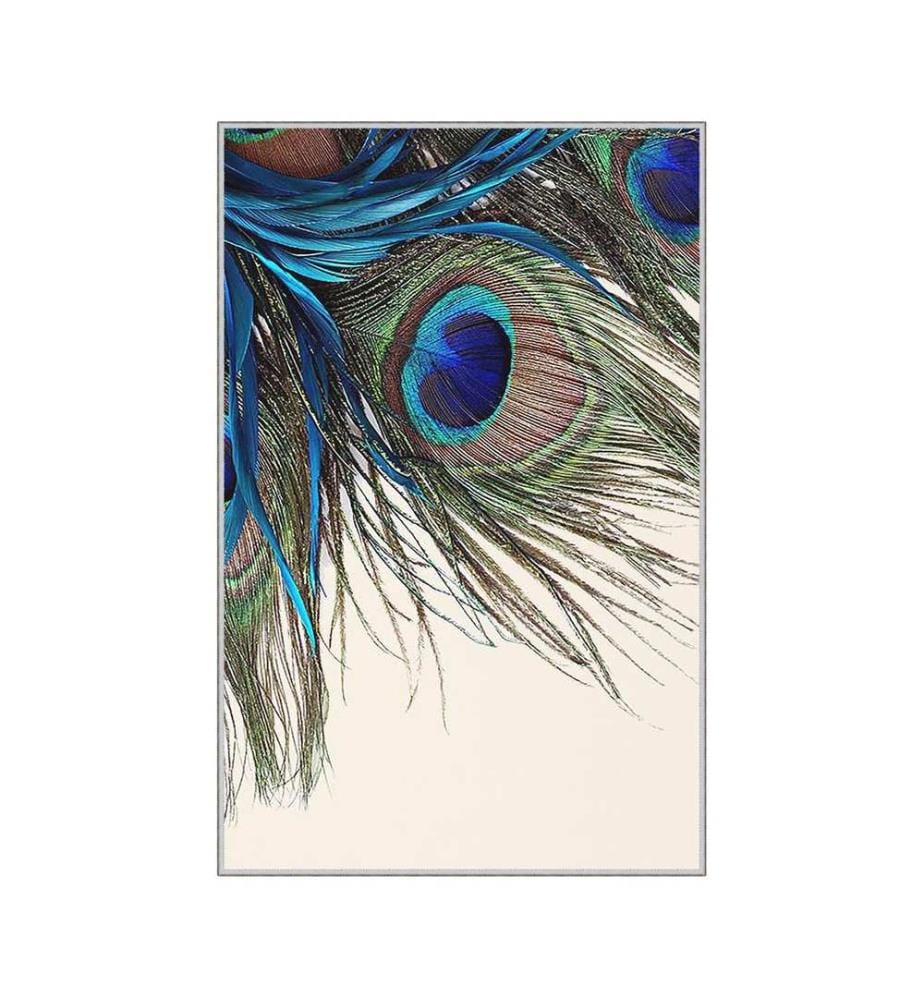 Teppich, Mehrfarbig, 100% Polyester, 80 x 50 cm