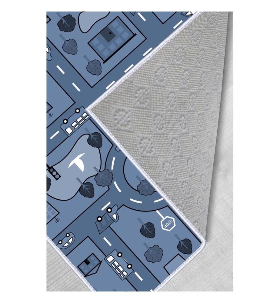 Teppich, Mehrfarbig, 100% Polyester, 80 x 50 cm