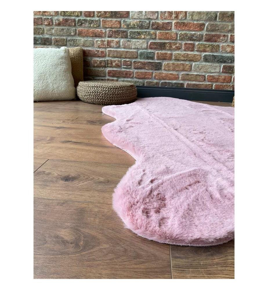 Teppich, Rosa, 100% Polyester, 75 x 100 cm