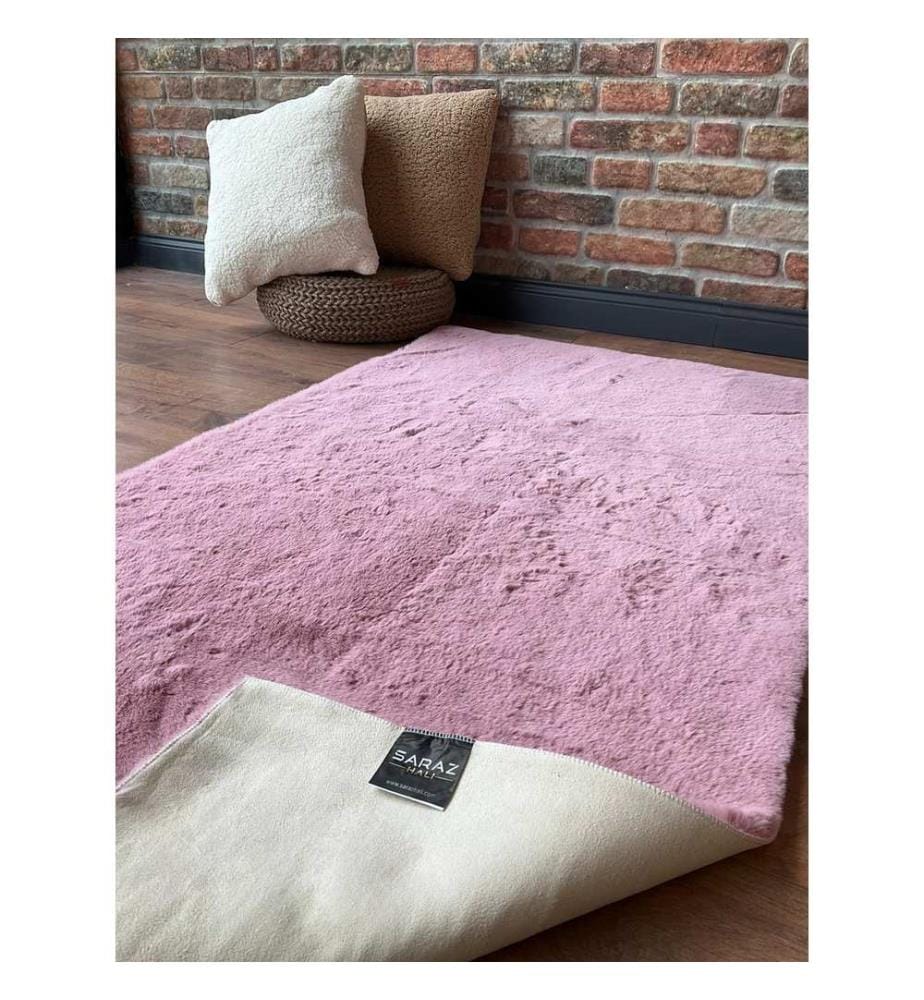 Teppich, Rosa, 100% Polyester, 120 x 180 cm