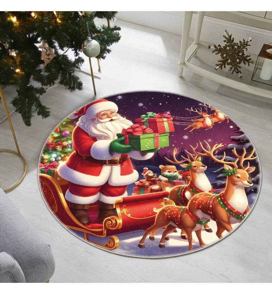 Teppich, Multicolour, 70% Baumwolle / 30% Chenille, 60 x 60 cm