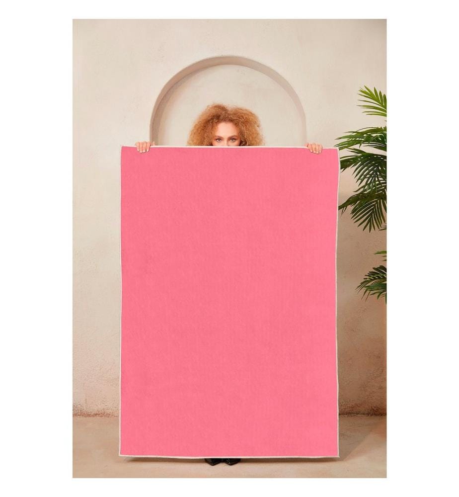 Teppich, Rosa, 100% Polyester, 40 x 60 cm