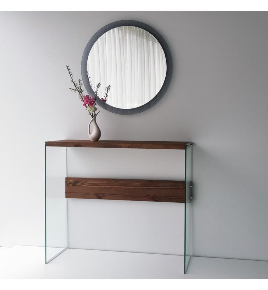 Specchio, fumo, vetro temperato