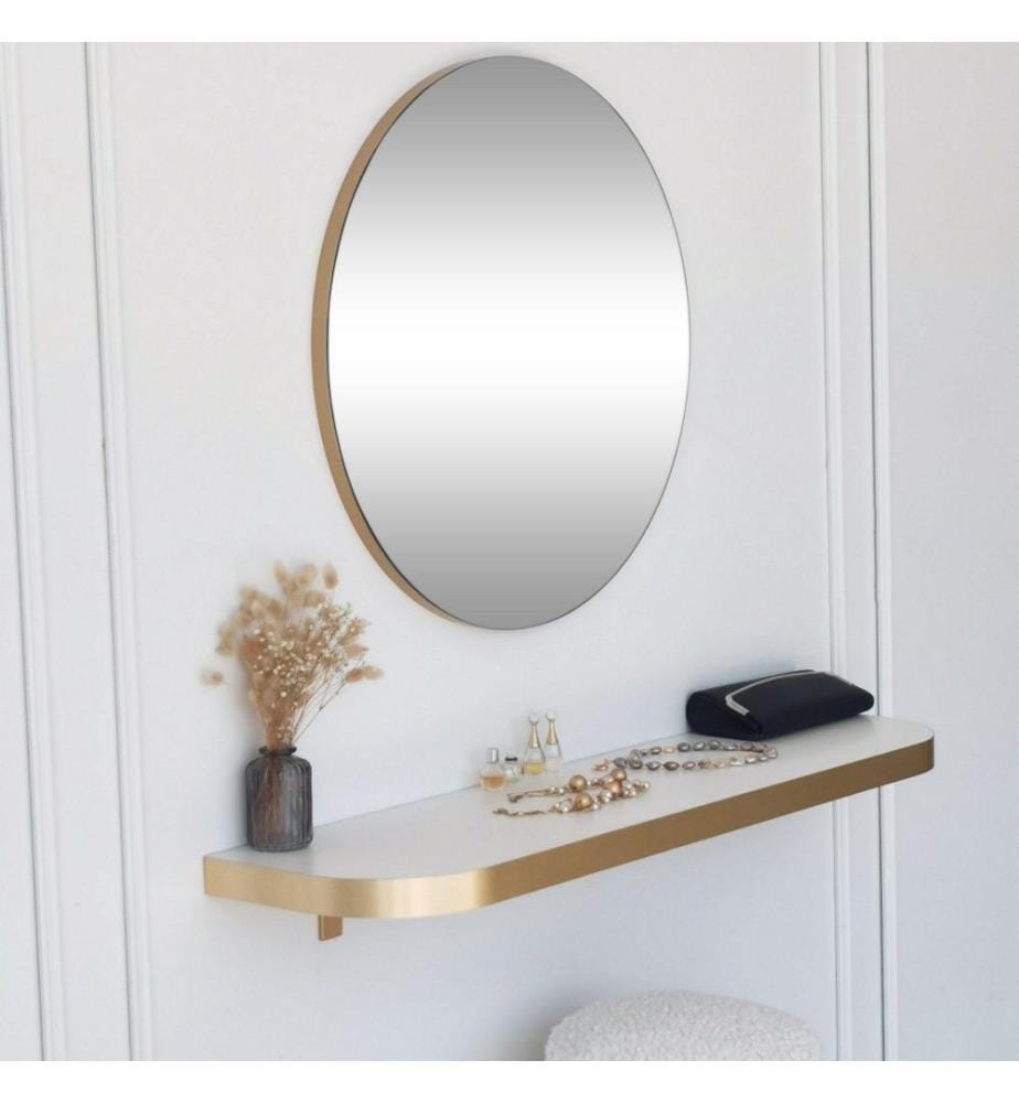 Miroir, or, panneau de particules mélaminé
