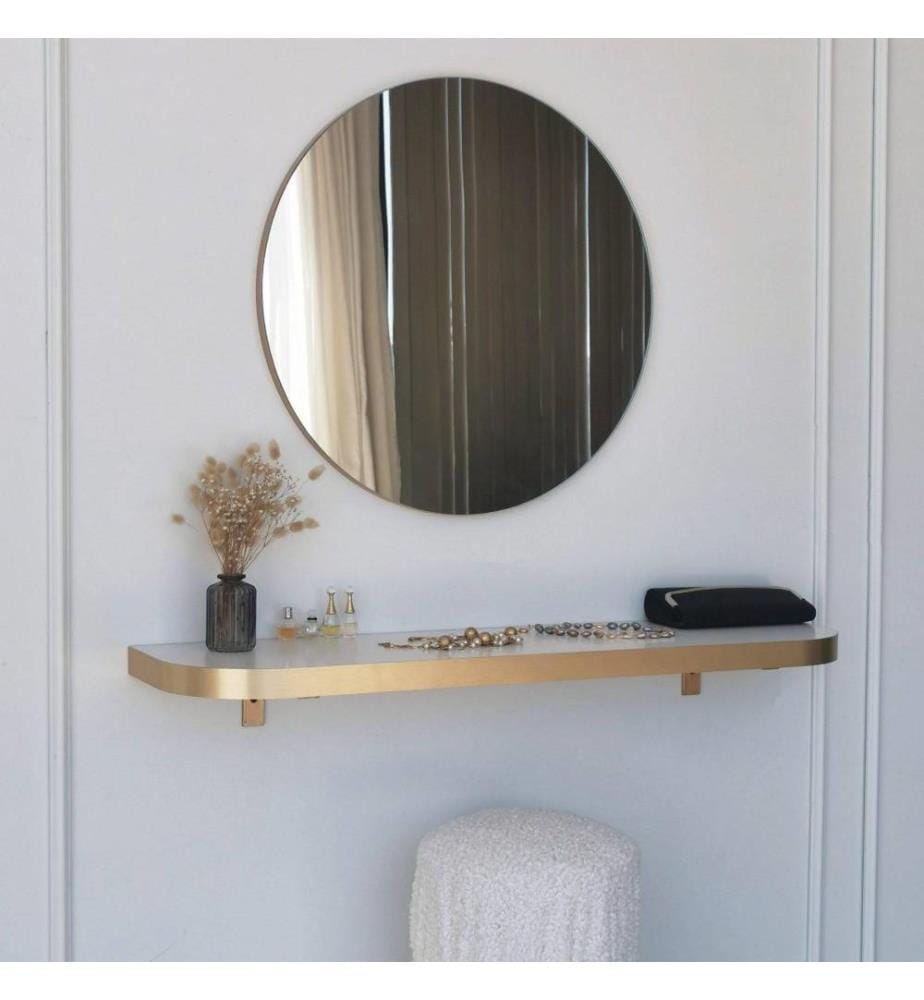 Miroir, or, panneau de particules mélaminé