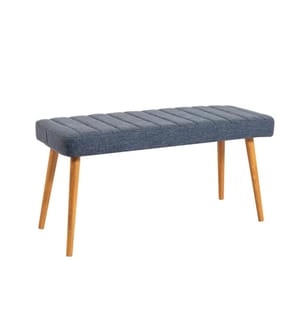 Panchina, Atlantic Pine Navy Blue, Struttura in metallo, Tessuto in poliuretano