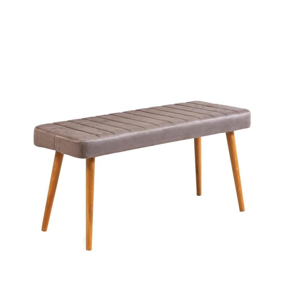 Banc, Atlantic Pine Grey, structure métallique, tissu polyuréthane