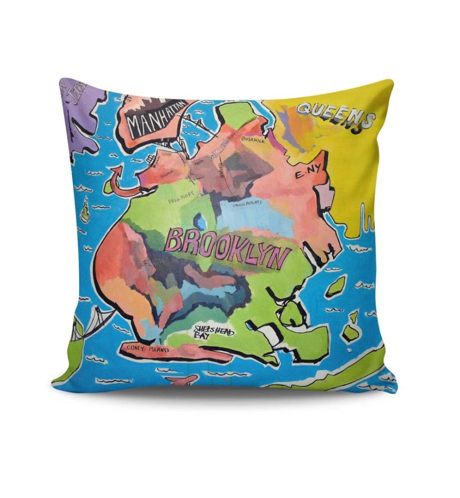 Kissenbezug, Multicolor, 50% Baumwolle / 50% Polyester