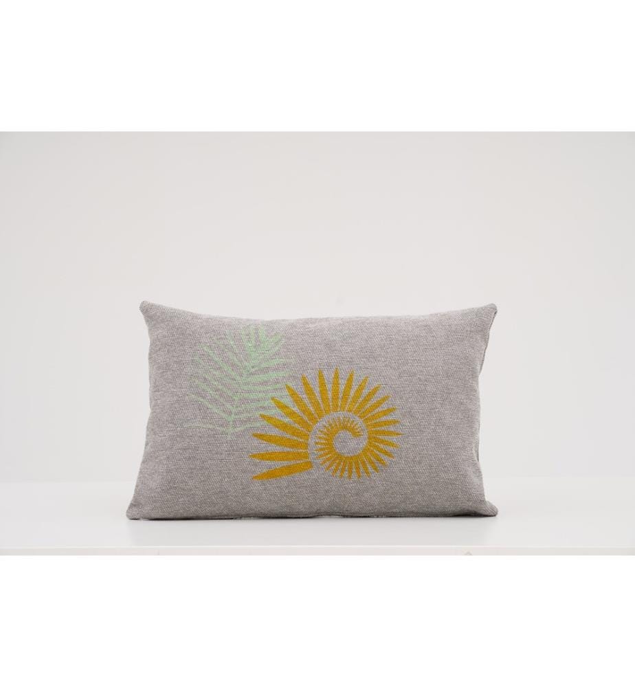 Housse de coussin, grise, 100 % CHENILLE