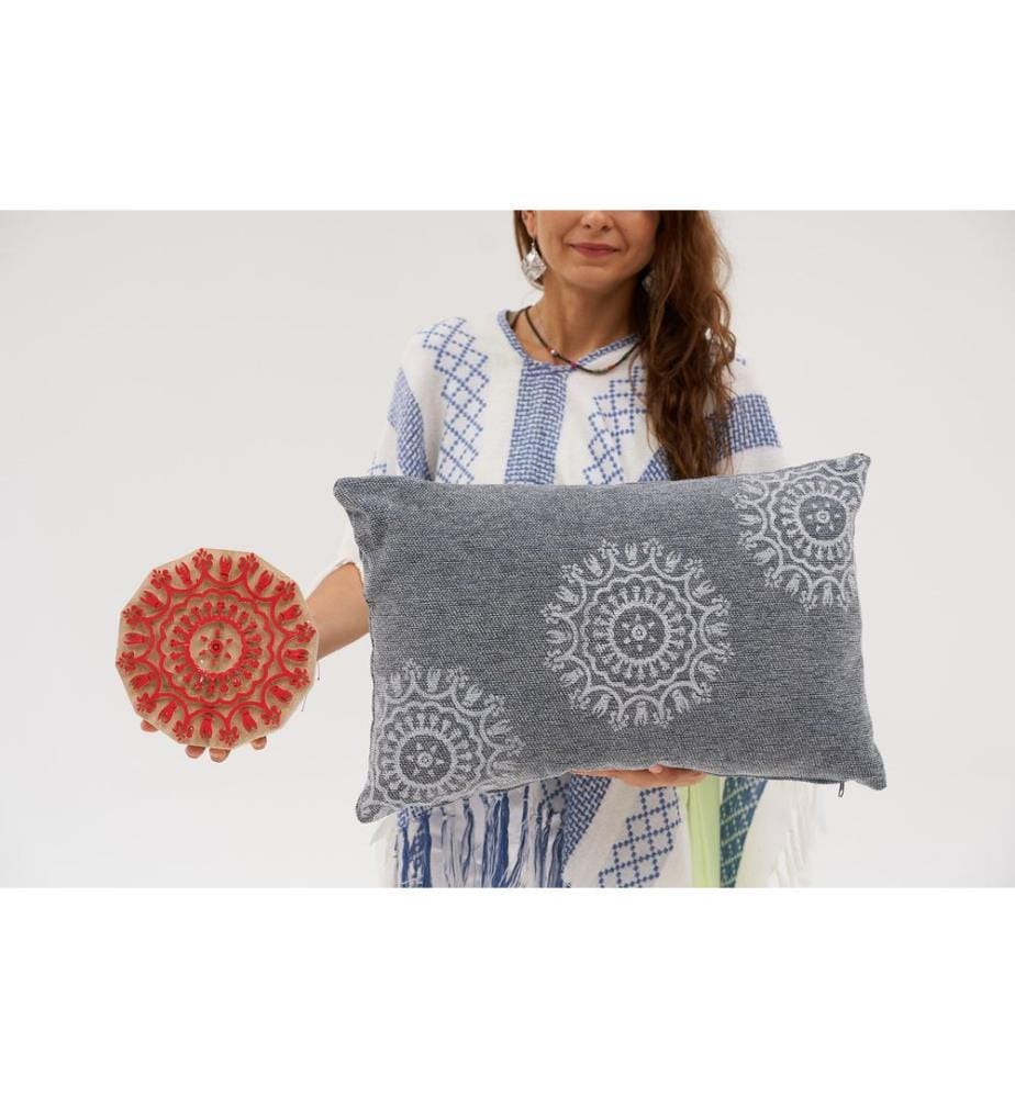 Housse de coussin, gris foncé, 100 % CHENILLE